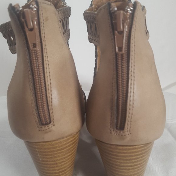 POP GUAPO Sand Open Toe Ankle Fashion Size 10 M - Picture 8 of 9